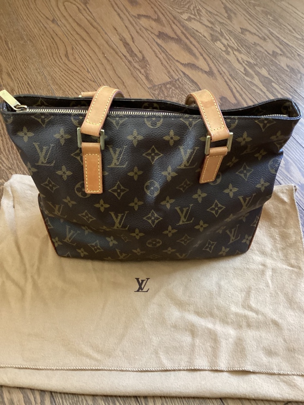 Louis Vuitton Monogram Cabas Piano Vintage Shoulder Bag